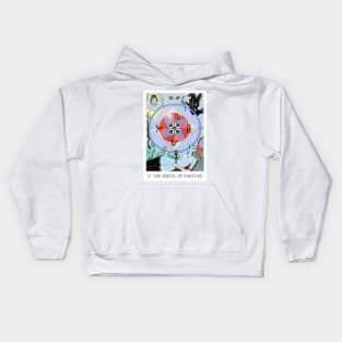 Tarot The wheel of fortune Kids Hoodie